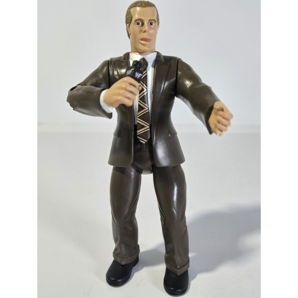 1999 WWF Jakks Shawn Michaels Commissioner Team Corporate Figure w/ Microphone